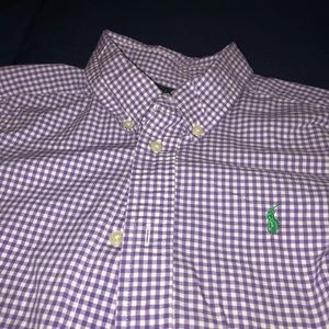 Boys long sleeve plaid shirt